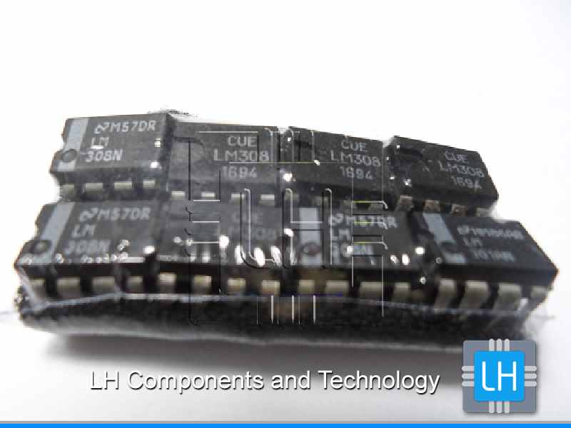 LM308 Amplificador operacional. Especificaciones IC, OP-AMP, 2 m