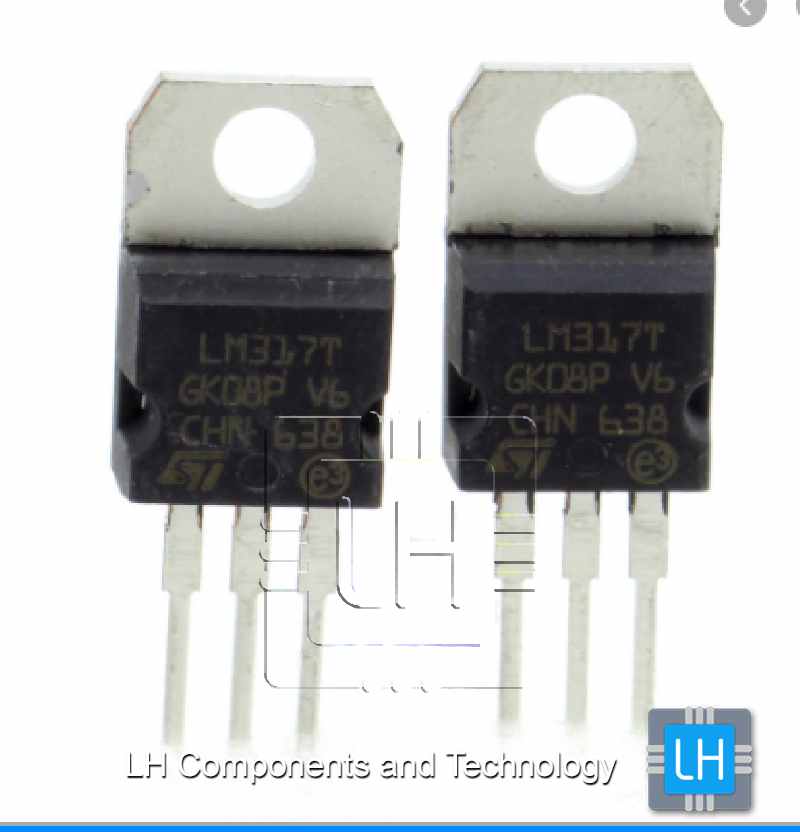 LM317T         Circuito integrado 1.5A, 1.2-37V, estabilizador de tensión