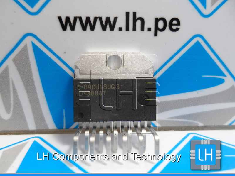 LM3886T/NOPB        Circuito integrado, audio amplificador, 68W, 20-84VDC, TO220-11