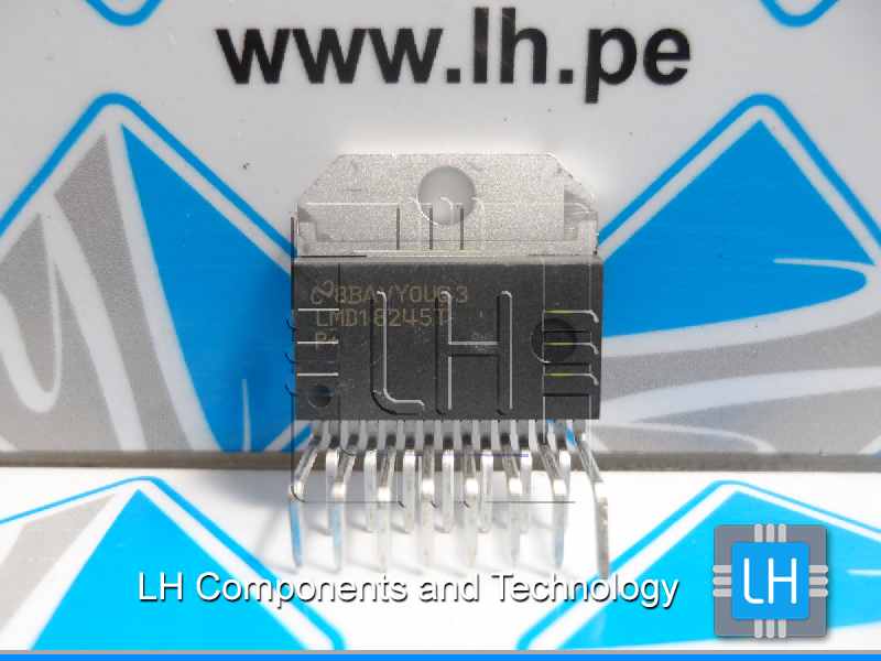 LMD18245T / NOPB           IC: driver; controlador de motor; 3A; 55V; Canales: 2; TO220-15