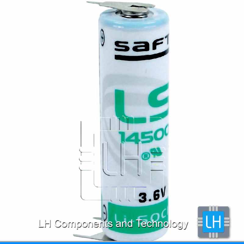 LS14500_3PF            Batería lithium 3.6V 2600mAh con 3 pines