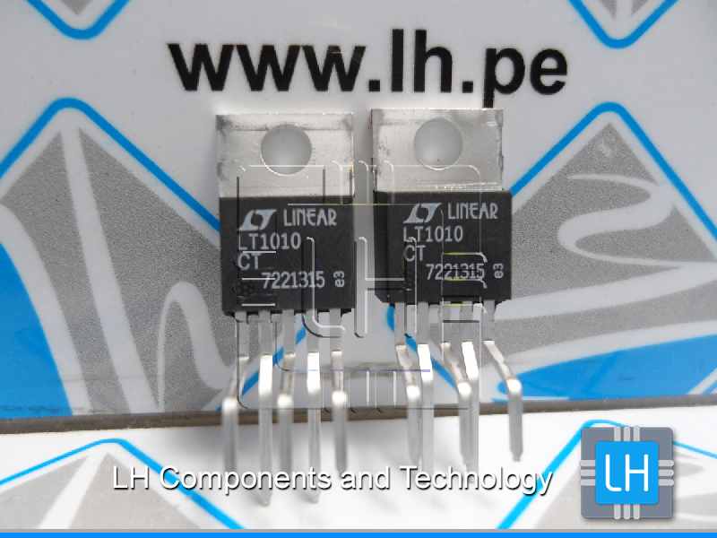 LT1010CT LT1010CT#PBF       Driver alimentador de buffer 150mA, 10V, TO220-5