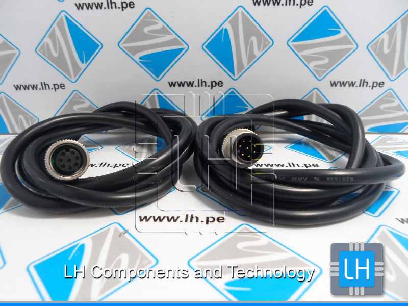 M12A-08BFFM-SL8D01              Conector M12, 8 pines, Hembra, con cable de 1 metro