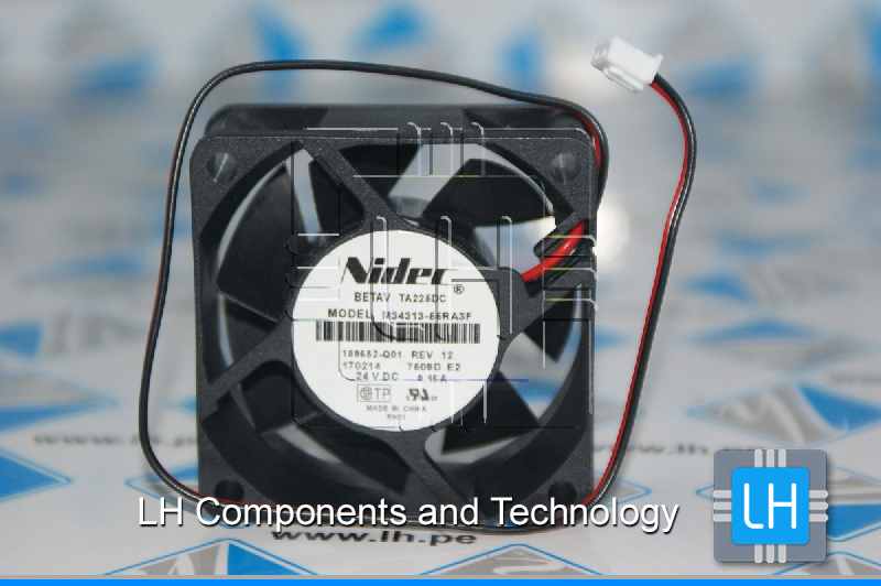 M34313-55RA3F TA225DC               Nidec M34313-55RA3F 24V 0.16A 2wires cooling fan