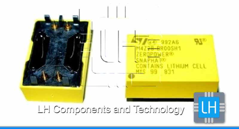 M4Z28-BR00SH1            Circuito integrado de batería de backup, Ión-litio, SNAPHAT, 4 pines, 2.8V