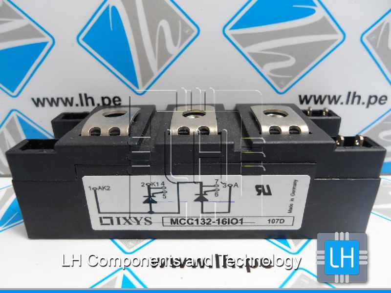 MCC132-16IO1        Módulo thyristor, doble serial, 1.6kV, 130A, Y4