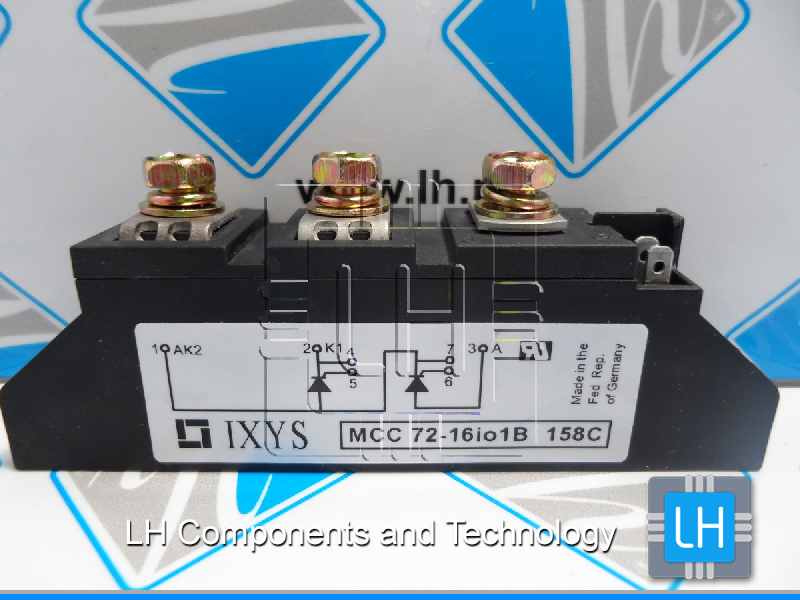 MCC72-16io1B     Discrete Semiconductor Modules 72 Amps 1600V