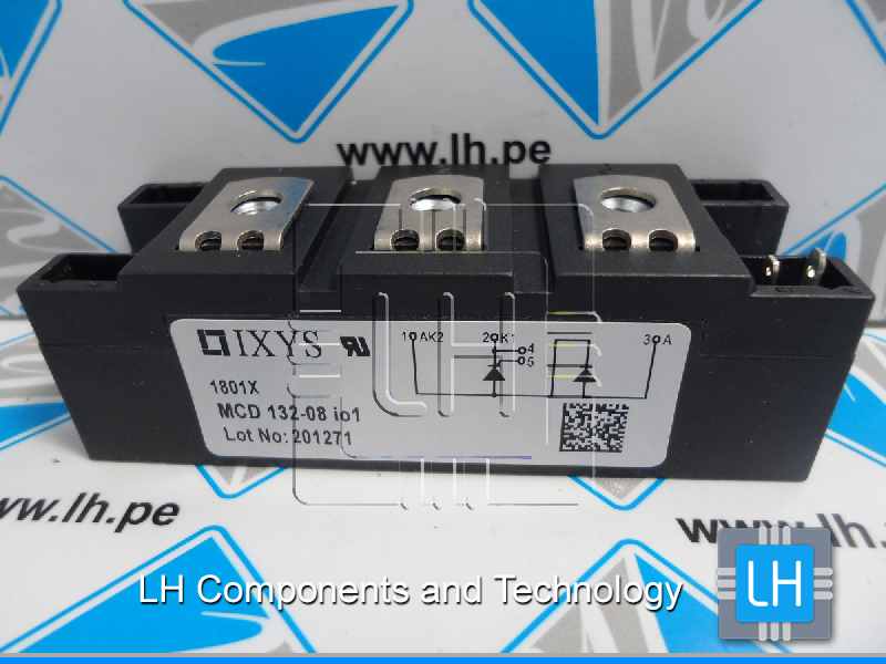 MCD132-08IO1            Módulo Thyristor, SCR, MCD132-08io1, Encapsulado Y4 M6, 5-Pines