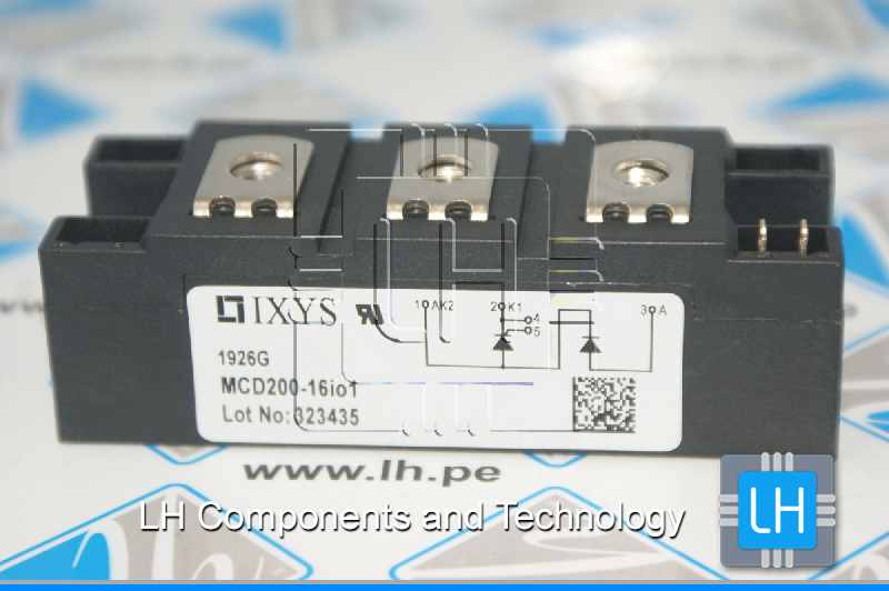 MCD200-16IO1               Módulo Thyristor y diodo  216A, 1600V, Y4-M6