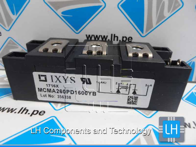 MCMA260PD1600YB             Modulo Thyristor SCR, 260A 1600V, 7-Pin Case Y4