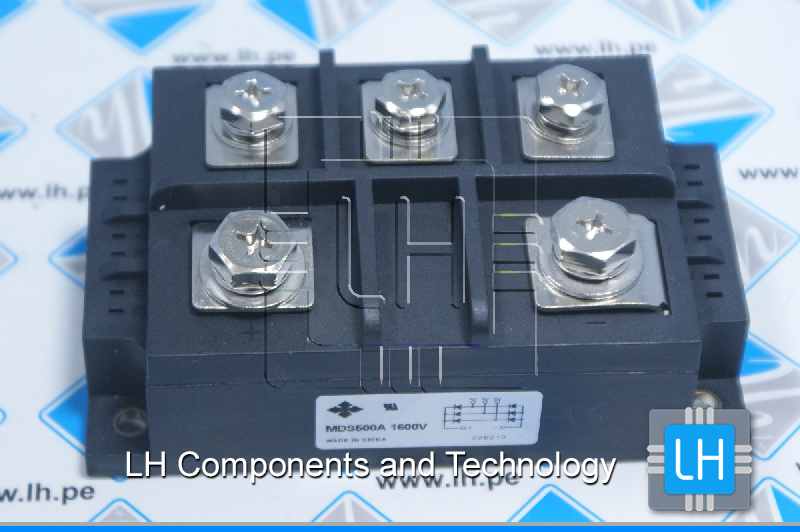 MDS500A/1600V                Diodo de potencia Rectificador de 3 fases 500A Amp 1600V