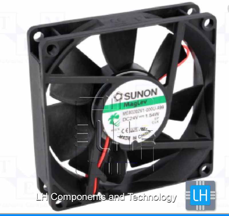 ME80202V1-000U-A99          Ventilador axial 24VDC, 80x80x20mm, 61.16m3/h