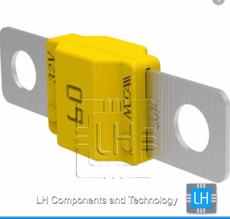 MIDIVAL-60A            Fusible de cartucho 60A, 32V, 40mm