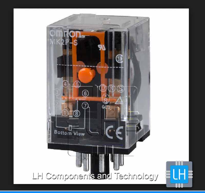 MK2P-S-AC24    RELAY ENCAP. 8 PINES 24VAC