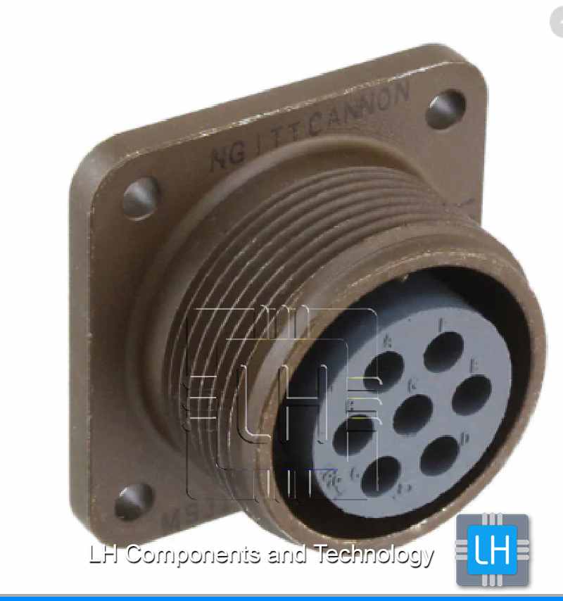 MS3102E16S-1S                Connector circular para Chasis Series: DS/MS; Hembra 7 Pines Redondos, 13A