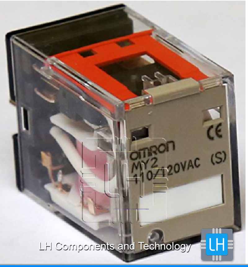 MY2 110/120VAC (S)               Relay encapsulado 110/120VAC, 8 Pines, DPDT, 10A/220VAC, 120W