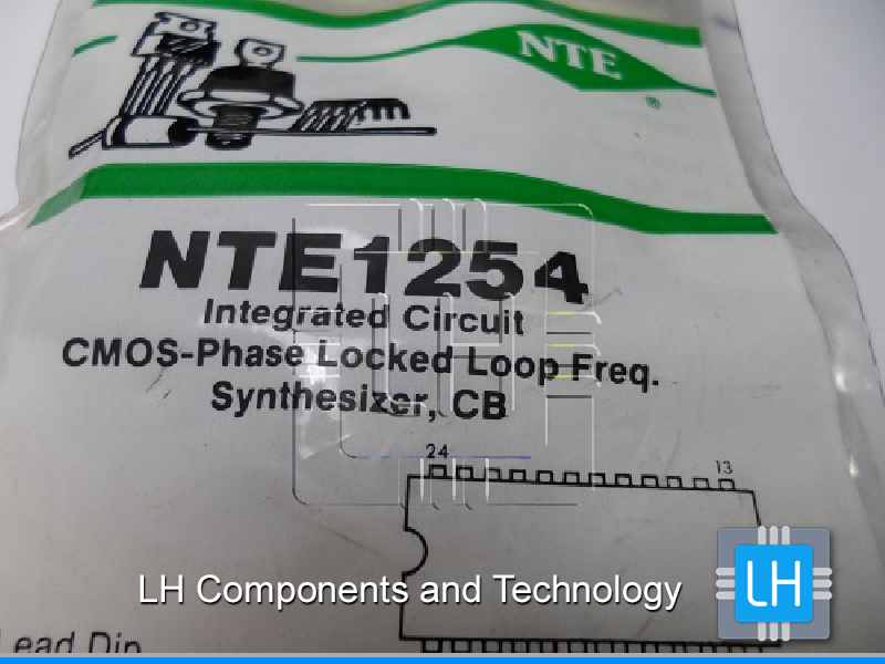 NTE1254 - Phase Locked Loop (PLL) Frequency Synthesizer for CB E