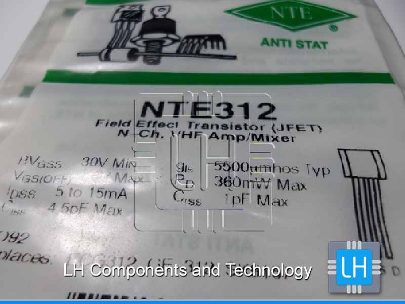 NTE312 is a field effect transistor designed for VHF amplifier a