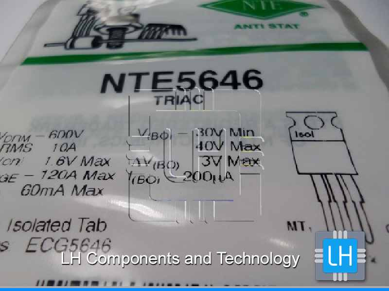 NTE5646  Triac NTE Electronics | SCR, Diac & Triac | Thyristor T