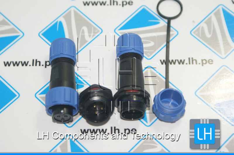 SP2111/P3 II 1N  SP1310/S3IN            Conector hembra y Macho SP21, enchufe, 3 Pines