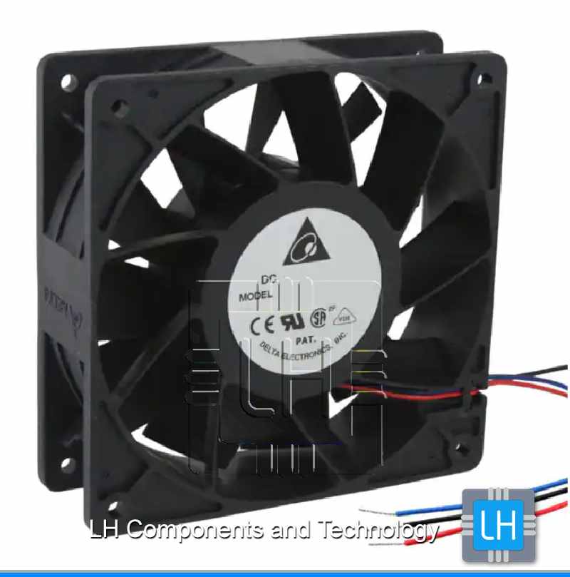 PFB1224EHE-R00           Ventiladores tangenciales CC DC Axial Fan, 120x120X38mm, 24VDC