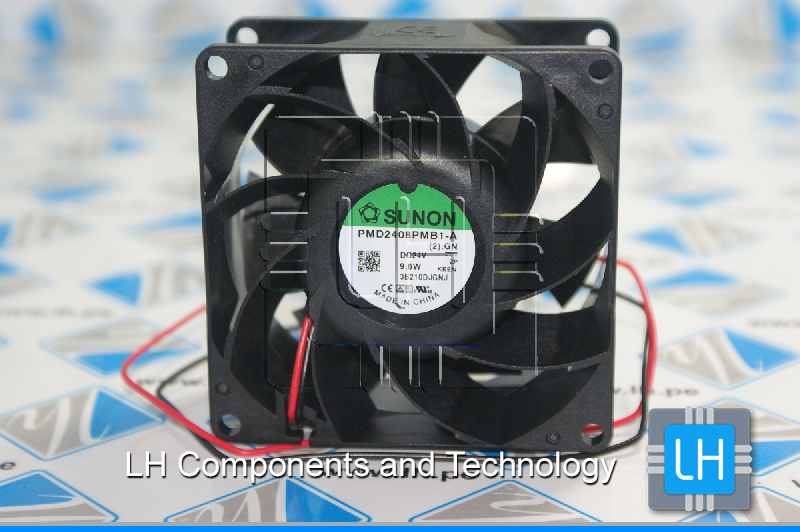 PMD2408PMB1-A(2).GN           Ventilador DC, axial, 24VDC, 80x80x38mm, 143m3/h