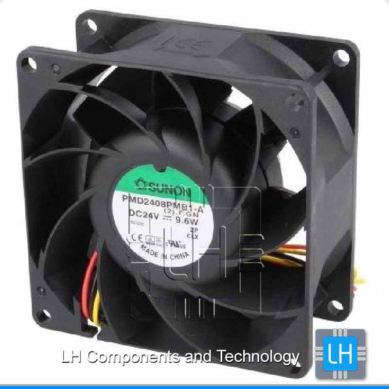 PMD2408PMB1-A.(2).F.GN           Ventilador DC, axial, 24VDC, 80x80x38mm, 143m3/h