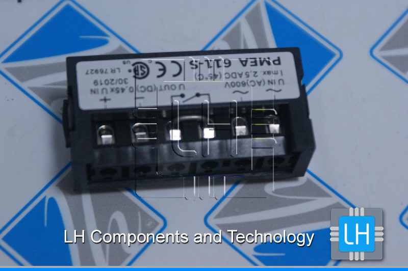 PMEA-611S                UIN AC 600V OUT DC 0.45 I max 2.5 ADC LR 76927 Motor brake rectifier