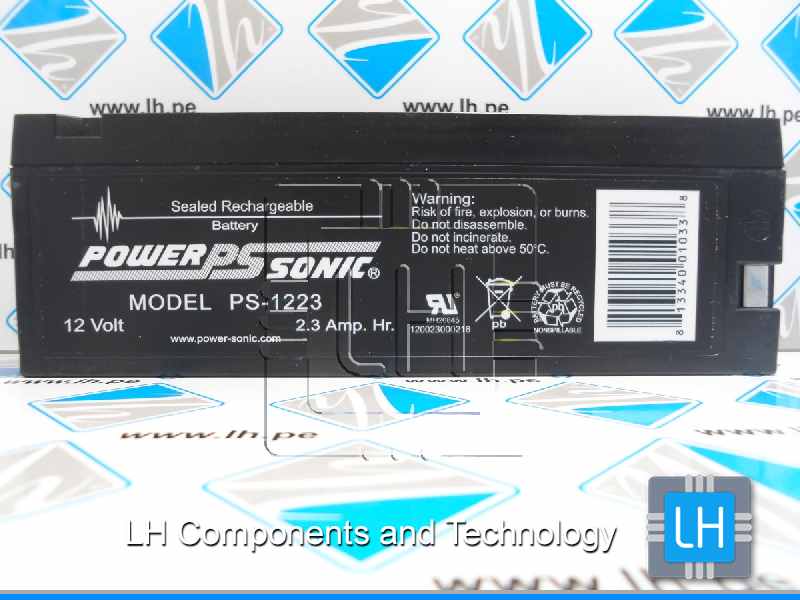 PS-1223      Batería de ácido de plomo sellado 12V 2.3AH 115mA