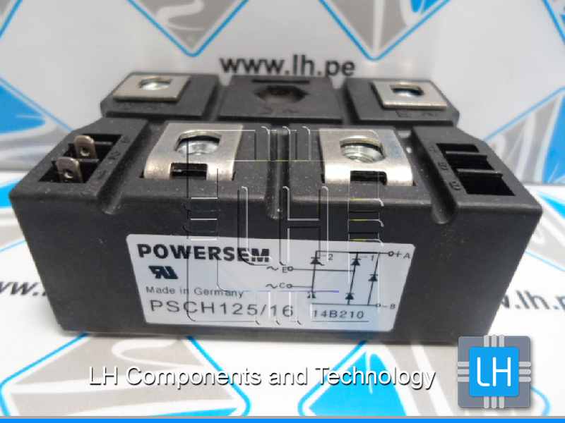 PSCH125/16    Single Phase Half Controlled Rectifier Bridges