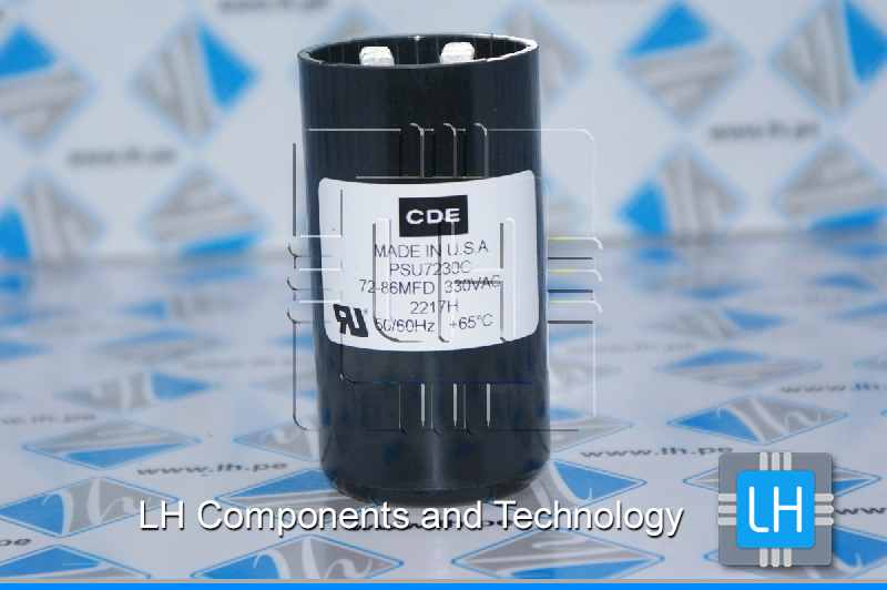 PSU7230C                 Capacitor Arranque Motor 72-86uF 330V, CDE