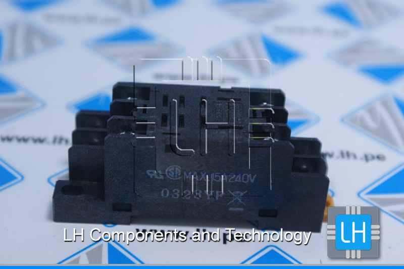 PTF08A-E           Base para relay serie LY2, 15A, 250VAC, 8 pines