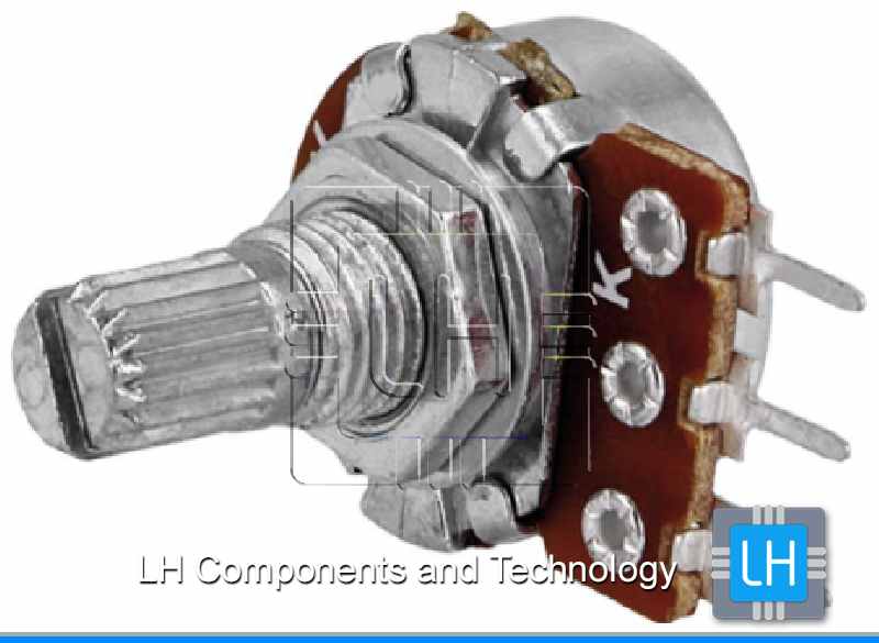 R16148D-1A-2-B22K            Potenciómetro axial, monovuelta, 22kΩ, 125mW, 6mm