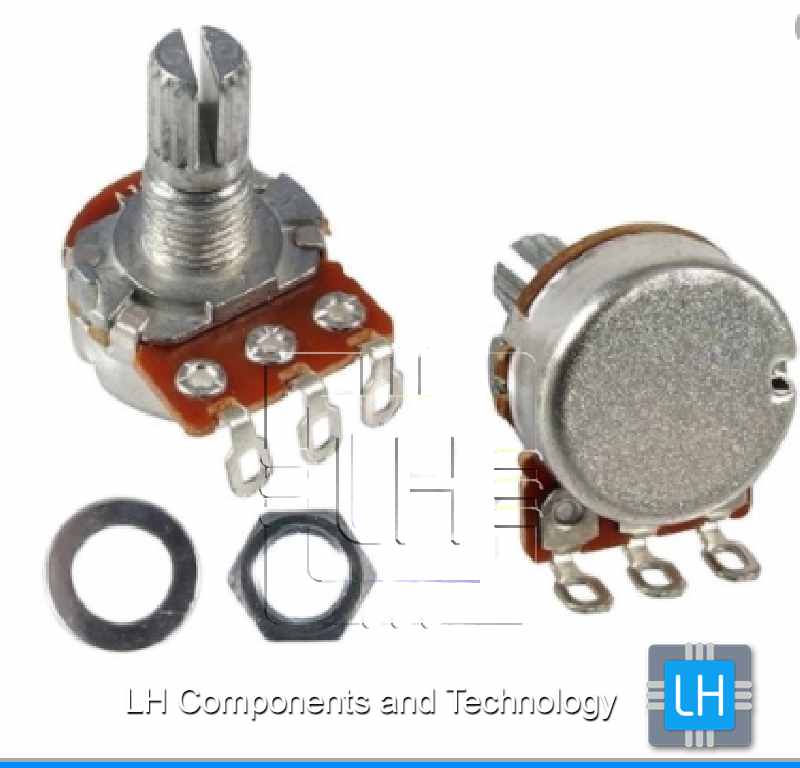 R16148-1A-1-B5K          Potenciómetro axial, monovuelta, 5kΩ, 125mW, 6mm