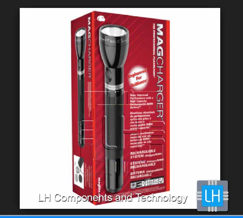 RE1019 106-000-090     Linterna Maglite Recargable con foco halogeno 240 Lumens,  alc. 430 Metros