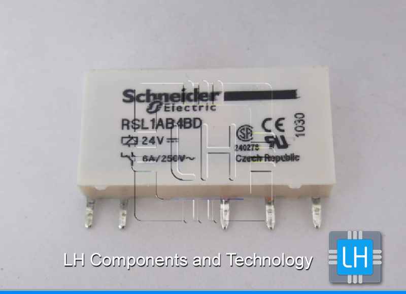 RSL1AB4BD             Relay Miniatura SPDT, 24VDC, 5 Pines, 24VDC, 6A/250V