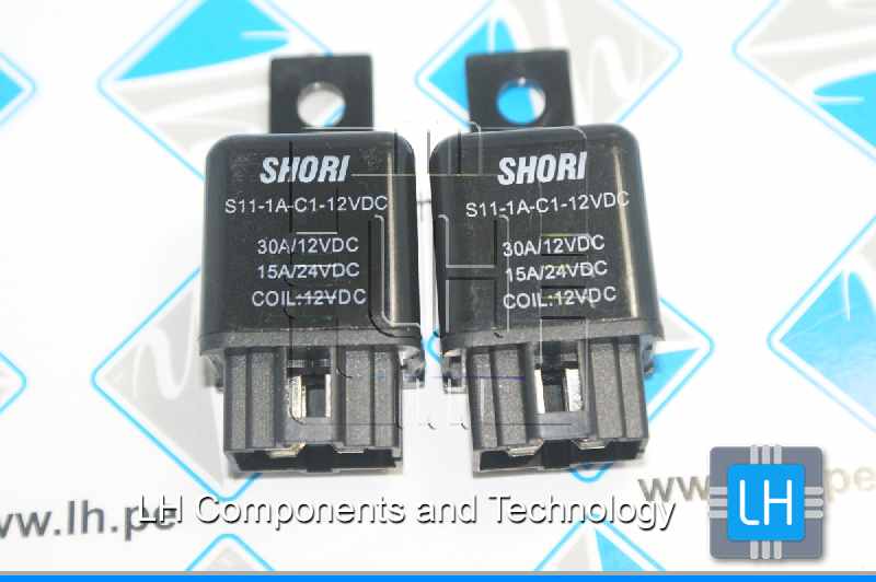 S11-1A-C1-12VDC                Relay electromagnético 12VDC, 30A, SPST-NO