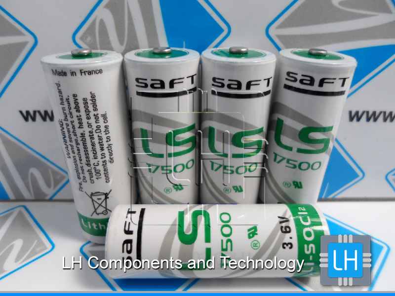 LS17500     Batería Lithium 3.6V, 3600mAh, Size: A Cell