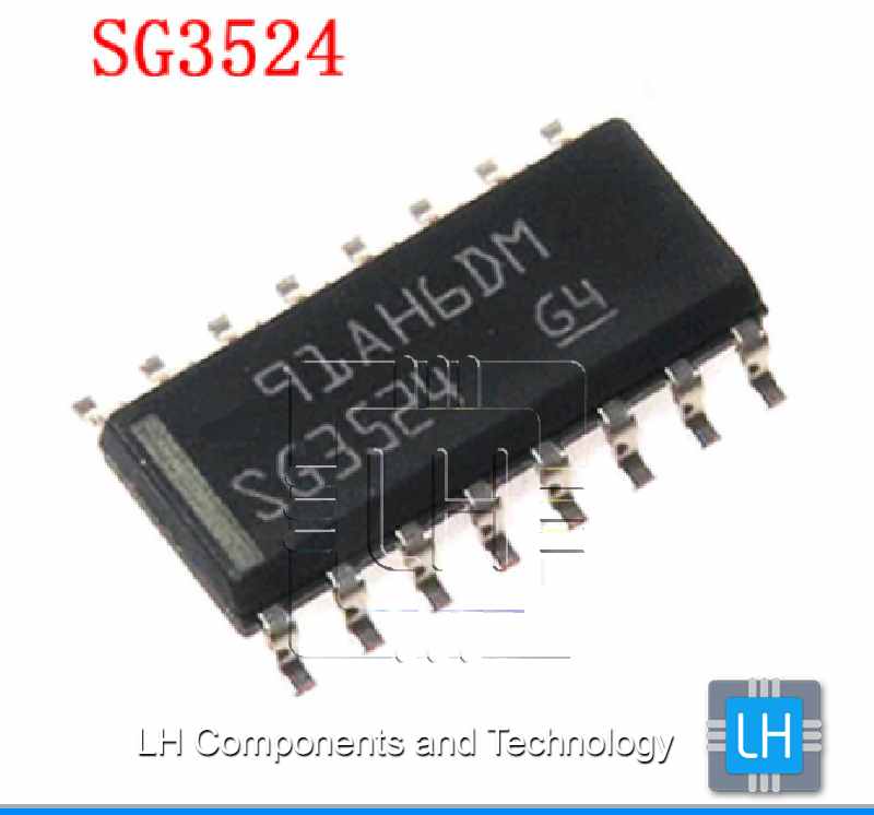 SG3524DR           PMIC; PWM controller; 0.1A; 450kHz; Channels: 1; SO16; 8÷40V