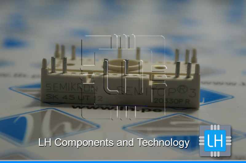 SK45UT12             Módulo: tiristores; push-pull x3; 1,2kV; 47A; T13; SEMITOP3