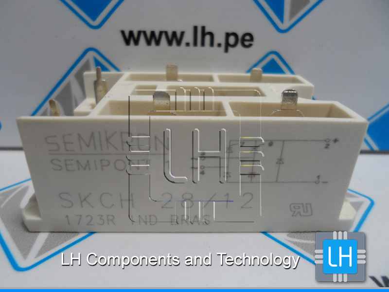 SKCH28/12       Puente rectificador controlable; Urmax:1,2kV; If:30A; Igt:100mA