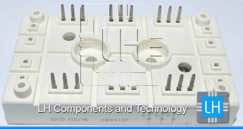 SKD145/16  Diode Rectifier Bridge Single 1.6KV 140A 5-Pin