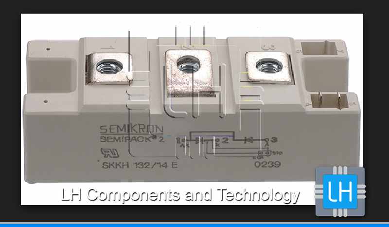 SKKH132/16        Thyristor / Diode Module, Series Connected, 130 A, 1.6 kV