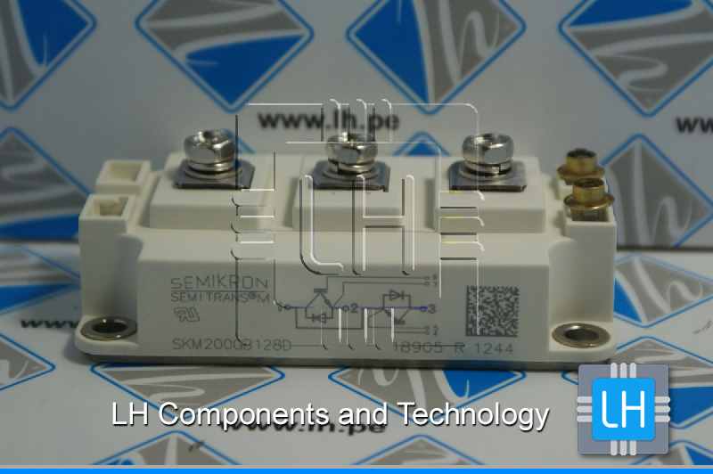 SKM200GB128D            MODULO IGBT 300A 1200V, SEMITRANS3