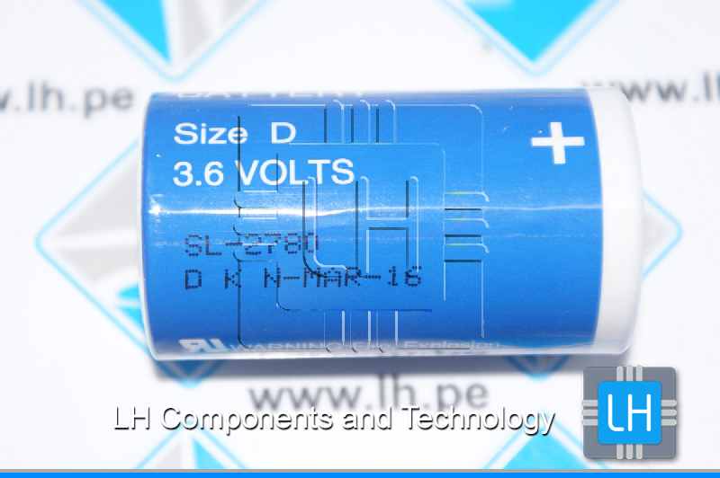 SL-2780       Batería Lithium 3.6V, 19Ah, Size: D, Marca: Tadiran