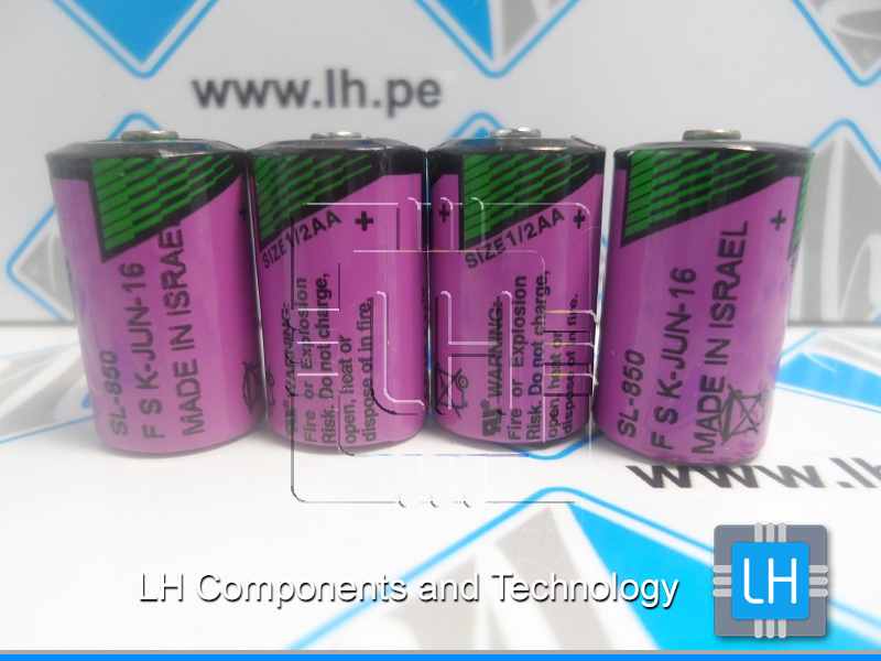 SL-850   Battery Lithium 1/2 AA, 1200mAh