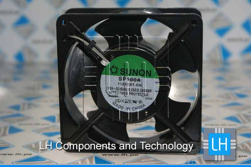 SP100A1123XBT.GN             Ventilador axial, 115VAC, 120x120x38mm, 199m3/h