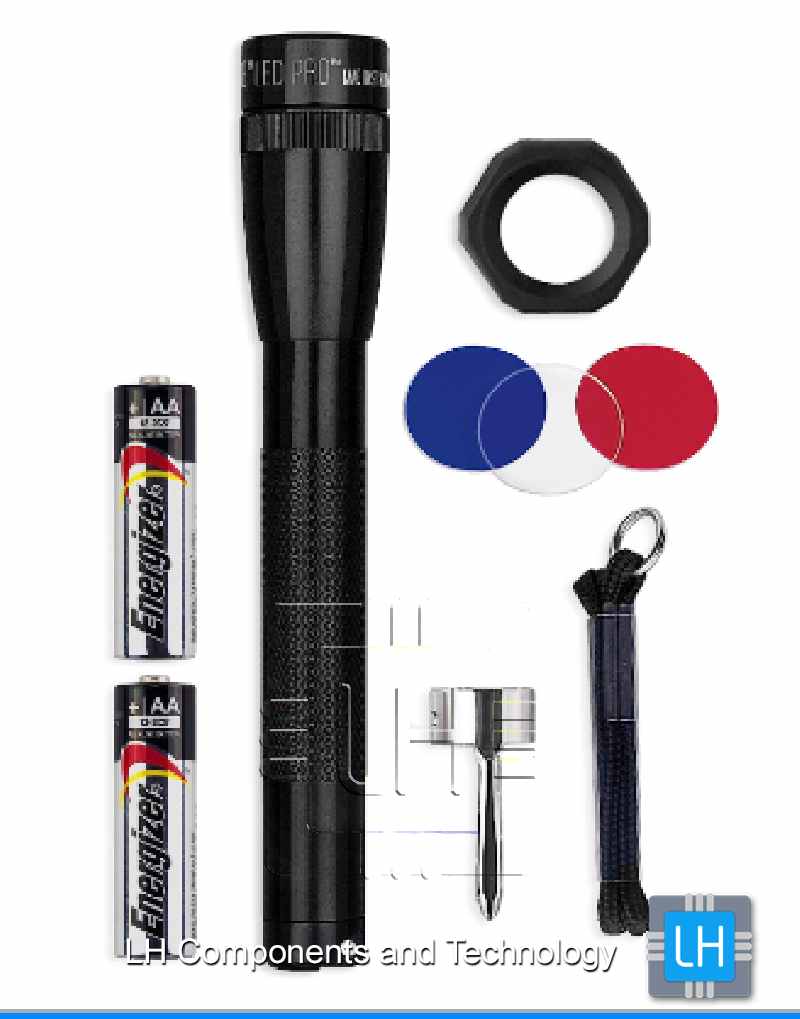 SP2P01CL 155-000-486              Linterna Maglite SP2P01C Pro Mini LED en Negro, 332 Lúmenes