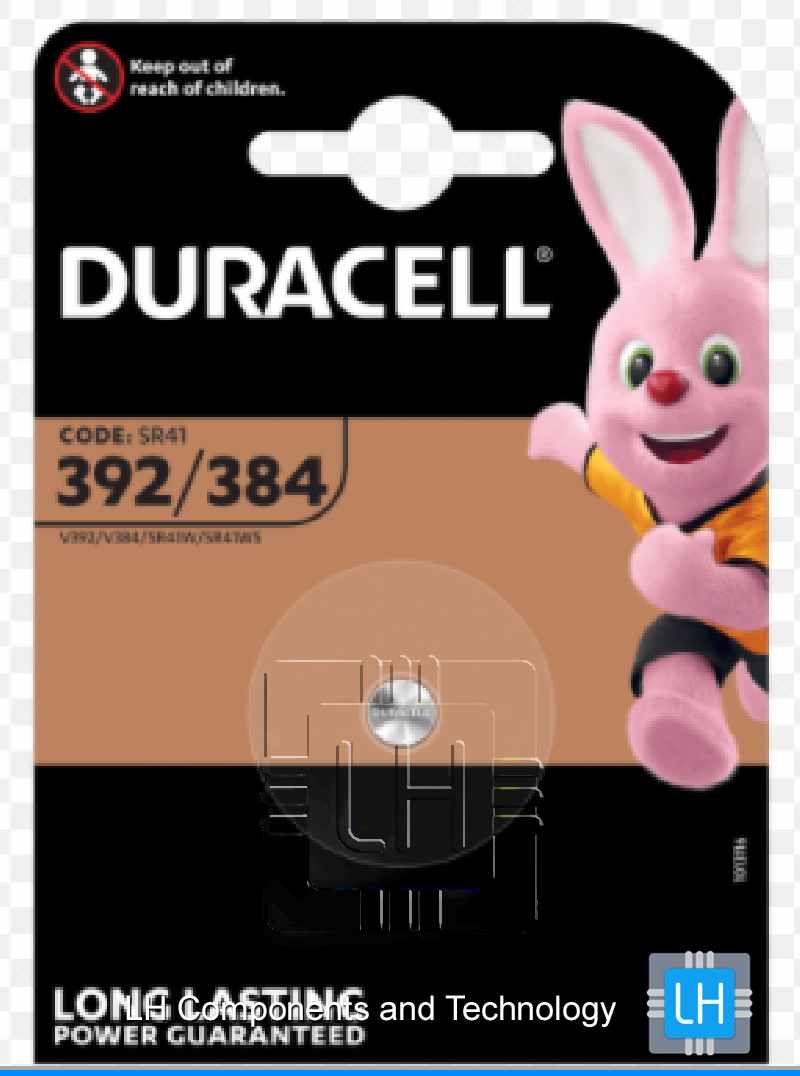392/384        Pila: de óxido de plata; 1,5V; 384, 392, LR41, de botón,R736, SR41