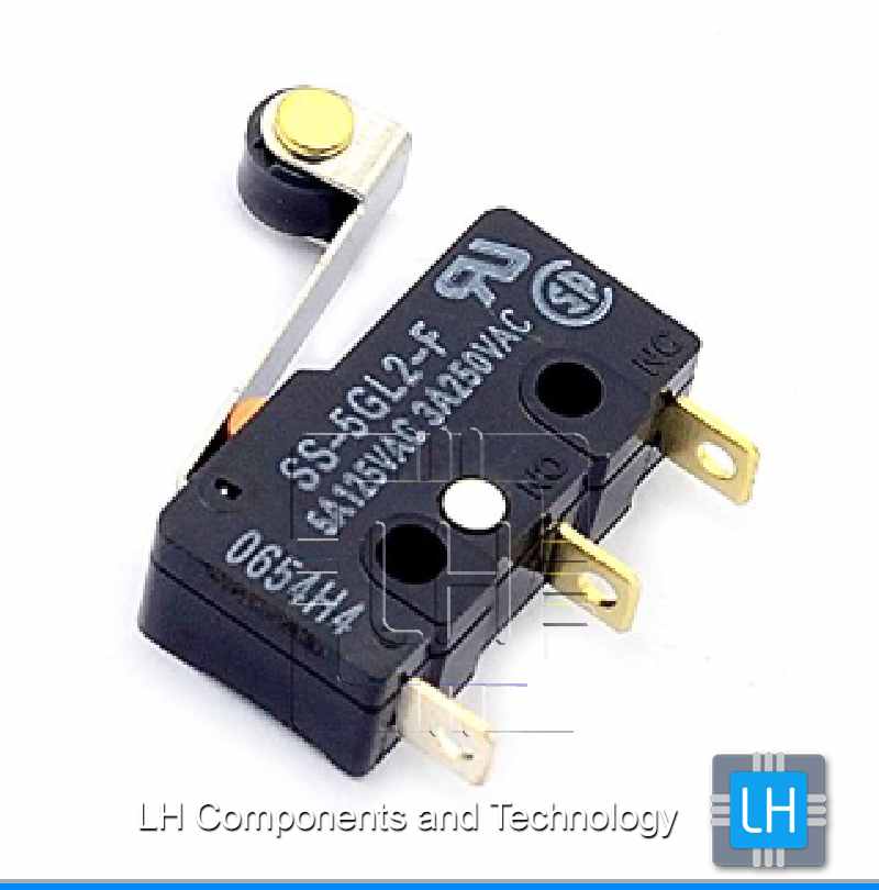 SS-5GL2-F              Switch Microconmutador SNAP ACTION, con palanca (con roldana)